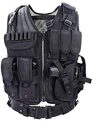 Amazon.com : YAKEDA Tactical CS Field Vest Outdoor Ultra-Light Breathable Combat Training Vest Adjustable for Adults 600D Encryption Polyester-VT-1063 : Sports & Outdoors Military Tactical Vest, Military Vest, Combat Training, Bullet Proof Vest, Utility Pouch, Magazine Pouches, Chest Rig, Tactical Vest, Military Gear