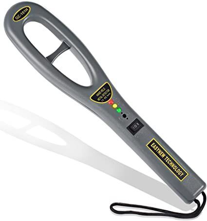 Hand Held Metal Detector,V-Resourcing Portable High Sensitivity Metal Detector for Security Inspection Hand Wand, Portable Battery, Metal Detector, Electrical Supplies, Kids Entertainment, Power Source, Wrist Strap, Power Tools, Easy To Use