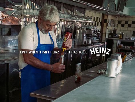 Even When It Isn’t Heinz It Has To Be Heinz Visual Advertising, Heinz Ketchup, Ad Of The World, Holiday Campaign, Creative Review, Great Ads, Marketing Director, Poster Ads, Creative Ads