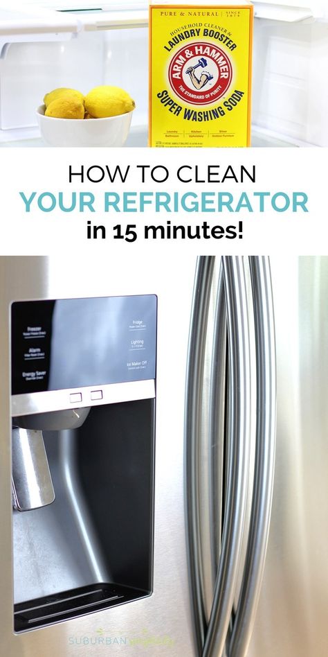 How To Clean Refrigerator, Cleaning Refrigerator, Cleaning Your Oven, Clean Refrigerator, Cleaning Hacks Tips And Tricks, Silver Bathroom, Clean Fridge, Organization And Cleaning, Washing Soda