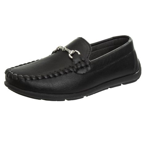 PRICES MAY VARY. LOAFERS: These Classic boys penny loafers are available in multiple colors and sizes with so many awesome features these toddler loafers provide the perfect wearing experience for any child. CLASSIC DESIGN: The Classic & Simple design of these Kids Moccasins are perfect for both formal and casual wear. Enjoy what the seasons have to offer, all year long with these loafer boat shoes! NON-SLIP: These boy loafers provide a perfect fit with a no slip gripper outsole. Walk with confi Lofers Shoes, Toddler Dress Shoes, Boys Loafers, Slip Resistant Shoes, Black Dress Shoes, Driving Loafers, Foot Bed, Shoes Comfortable, Dressy Outfits