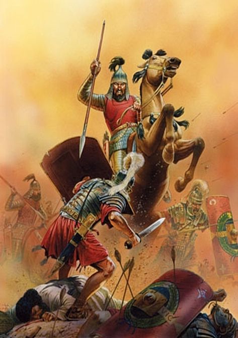 Iran Politics Club: Iranian Military Uniforms Pictorial History 9: Parthian Greco Persian Wars, Parthian Empire, Greek Soldier, Persian Warrior, Historical Warriors, Eastern Roman, Greek Warrior, Ancient Persia, Rome Antique