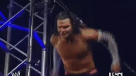 Jeff Hardy Gif, Jeff Hardy, Wwe World, Animated Icons, Pro Wrestling, Slime, Cool Gifs, Wrestling, Gif