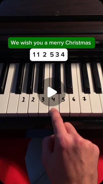 Piano Christmas, Piano Playing, Piano Tutorial, Playing Piano, Piano Lessons, Christmas Music, Winter Aesthetic, Easy Tutorial, Holiday Cheer