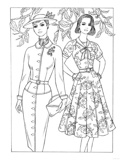 Creative Haven Fabulous Fashions of the 1950s Coloring Book Fashion Coloring Pages, Fashion Coloring Book, Dr. Seuss, Vintage Coloring Books, صفحات التلوين, Truck Coloring Pages, Cars Coloring Pages, Kids Coloring Book, 흑백 그림