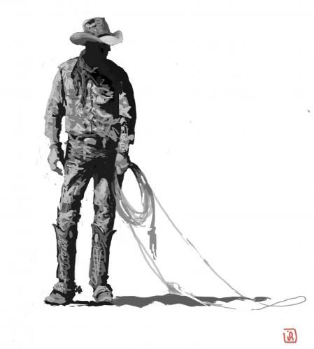 Cowboy Pics, Wallpaper Western, Cowboy Character Design, Cowboy Draw, David Yarrow, Contemporary Western, Santa Fe Art, Western Artwork, Western Tattoos