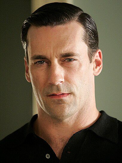 Clean-cut and wholesome Mad Men Hair, John Hamm, Classic Mens Hairstyles, Don Draper, Jon Hamm, Mens Haircuts, Romance Art, Classic Hairstyles, Masculine Men