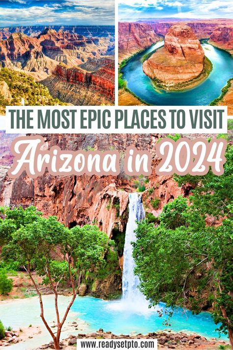 The Most Epic Places to Visit Arizona in 2024 Arizona Travel Guide, Havasu Falls, Visit Arizona, Arizona Road Trip, Arizona Hiking, Visit Usa, Us Road Trip, Usa Travel Guide, Awesome Places