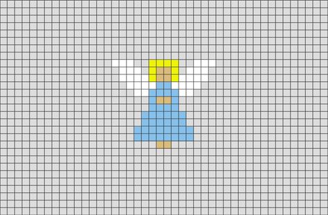 Angel Pixel Art from BrikBook.com #angel #spiritualbeing #guardian #pure #pixel #pixelart #8bit Shop more designs at http://www.brikbook.com Spiritual Cross Stitch Patterns, Angel Wings Pixel Art, Angel Pixel Art, Pixel Art Tiny, Angel Cross Stitch Pattern, Pixel Art Animals, Angel Cross Stitch, Spiritual Being, Cross Stitch Cross