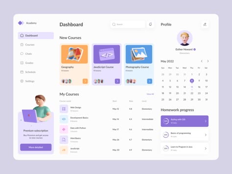 Learning Images, Web Application Design, Student Dashboard, Website Design Inspiration Layout, Learning Web, Ui Design Dashboard, Web Dashboard, Ui Design Website, Dashboard Ui