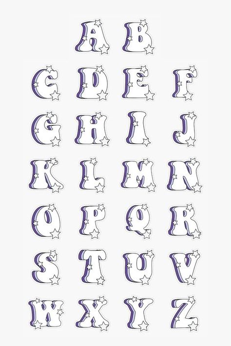 Cute Redbubble Letter Stickers in Purple & White Aesthetic fonts Font fonts #font #fonts #aestheticfonts 8.175 Old Script Font, Fancy Script Font, Best Free Script Fonts, Pretty Script Fonts, Tattoo Script Fonts, Hipster Fonts, Fonts Handwriting Alphabet, Font Bubble, Brush Script Fonts