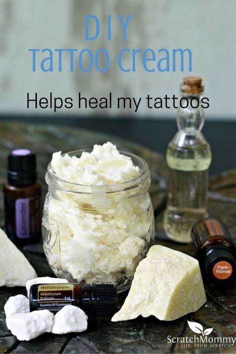 DIY Whipped Tattoo Cream Heals My New Tattoos Tattoo Lotion Diy, Diy Tattoo Cream, Diy Tattoo Balm, Tattoo Healing Cream, Cover Ups Tattoo, Herbal Kitchen, Tattoo Balm, Cream Tattoo, Diy Tattoo Permanent