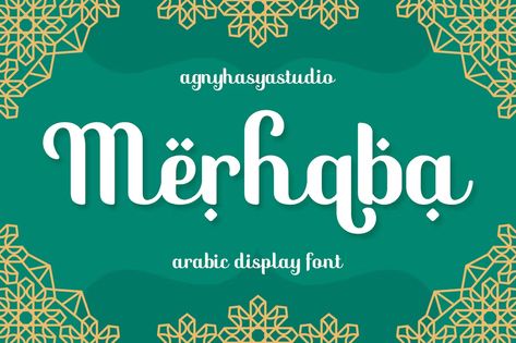 Merhaba - Arabic Font Style, Fonts - Envato Elements Arabic Style Font, Title Designs, Font Arabic, Free Cursive Fonts, Quotes Wedding, Arabic Typography, Arabic Font, Writing Fonts, Advertising Product