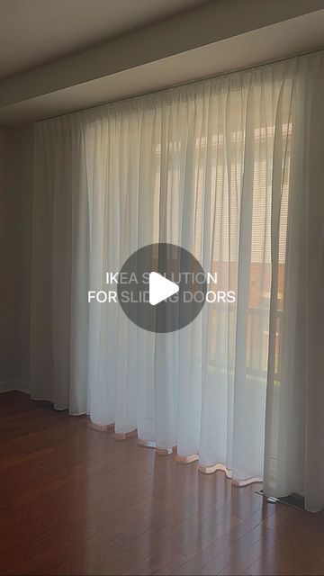 Natalia on Instagram: "Saying yes to privacy. Love this simple minimalistic design.   You can find all items at IKEA.   1. VIDGA Single track rail, included ceiling fittings 2. VIDGA Glider with hook 3. HILJA Curtains in three different sizes  4. RIKTIG Curtain hook  This Reel is not sponsored. All items were bought with my own money.   #ikeausa #ikeausafinds #ikeahaul #ikeafavorites #ikeashopping #ikealove #homedecoration #homedecor #homedecorating #vidgaikea #hiljaikea" Ceiling Curtain Track Living Room, Ikea Ceiling Track Curtains, Voile And Curtains Together, Curtain Rails Living Room, Ikea Ceiling Curtains, Vidga Ikea Curtains Hack, Vidga Ikea Curtains Ceiling, Track Curtains Ceiling, Hilja Curtains Ikea