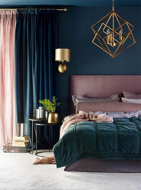 Dekorasi Kamar Tidur, Decorative Ideas, Trendy Living Rooms, Style Deco, Trendy Bedroom, Elegant Bedroom, Interior Modern, Pink Bedroom, Design Jobs