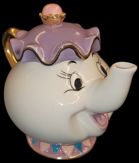 Mrs Teapot, Mrs Potts Teapot, Teapot Cookies, Mrs Potts, Cookie Jars, Disney Cartoons, Beauty And The Beast, Tea Pots, Tumbler