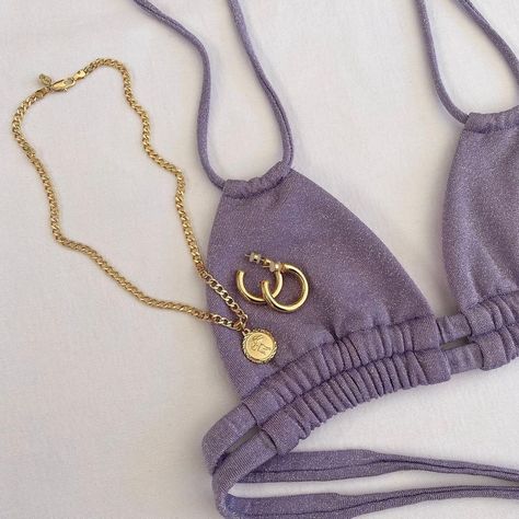 Lilac Swimsuit, Montce Swim, Travel Wardrobe, Crochet Bikini, Lilac, Swimming, Sparkle, Wardrobe, Purple