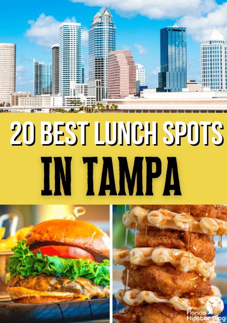 Top 20 Places to Get the Best Lunch in Tampa! From Tacos to Burgers, We’ve Got You Covered. - Florida Hipster Restaurants In Tampa Florida, Best Burrito, Busch Gardens Tampa Bay, Lunch Cafe, Lunch Places, Travel Florida, Chicken And Cabbage, Florida Adventures, Florida Food