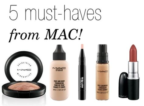 5 Must-Have Products from MAC | College Fashion Best Mac Products, Mac Must Haves, Mac Makeup Lipstick, Mac Makeup Foundation, Mac Makeup Eyeshadow, Makeup Tutorial Mac, Mac Makeup Looks, Best Mac Makeup, Mac Products