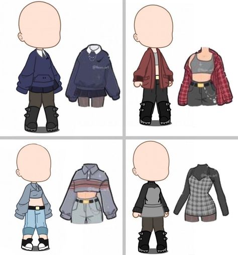 Cute Gotcha Life Outfits, Gacha Club Clothes Ideas Girl, Gacha Plus Outfit Ideas, Gacha Nox Clothes Ideias, Outfit Ideas Uk, Gacha Club Outfits Ideas, Outfit Ideas Uggs, Gacha Clothes Ideas, Club Outfits Dresses