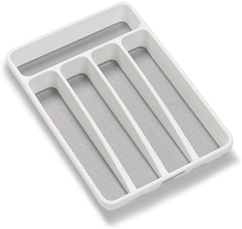 Madesmart Classic Mini Silverware Tray, White : Amazon.ca: Home Silverware Storage, Silverware Drawer Organizer, Kitchen Drawer Storage, Silverware Drawer, Flatware Holder, Utensil Tray, Silverware Organization, Flatware Organizer, Silverware Tray