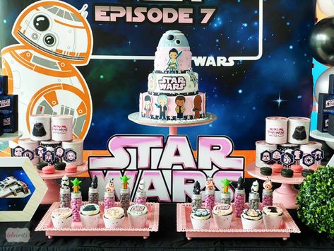 Baby Shower Ideas For Boy, Girls Star Wars Party, Star Wars Girl, Star Wars Party Games, Star Wars Birthday Party Ideas, Decoracion Star Wars, Star Wars Birthday Cake, Star Wars Baby Shower, Star Wars Theme Party