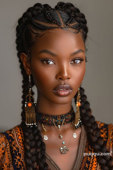 Cornrow Braids Hairstyles: Trending Styles & Tips - Puqqu Woman With Braids, Hairstyles Trending, Dragon 2024, Κούρεμα Bob, Cornrow Braids, Protective Hair, Braiding Styles, Hair Mistakes, Braided Ponytail Hairstyles