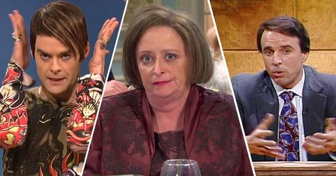 Saturday Night Live is known for its sketch comedy and iconic characters. Here are 10 SNL characters that deserve their own movie. Snl Characters, Kevin Nealon, Matt Foley, Target Lady, Movie Lists, Fred Armisen, Divorced Men, Weekend Update, Kristen Wiig