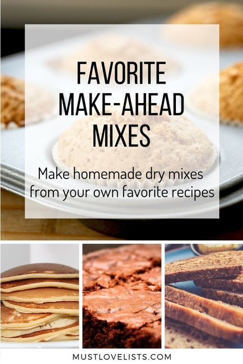 Make Ahead Mixes Pantries, Pantry Dry Mixes, Quick Bread Mix In A Jar, Dry Pantry Mixes, Diy Muffin Mix Recipes, Make Your Own Mixes, Make Ahead Mixes, Homemade Mixes Recipes, Homemade Pantry Mixes