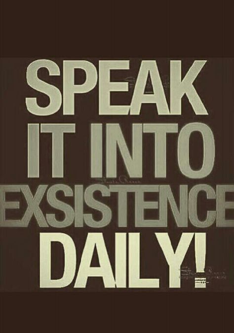 Speak it into existence!!! Decree And Declare, All Hope Is Gone, Power Of The Tongue, Speak It Into Existence, Words Of Encouragement, The Words, Word Of God, Positive Vibes, Inspirational Words