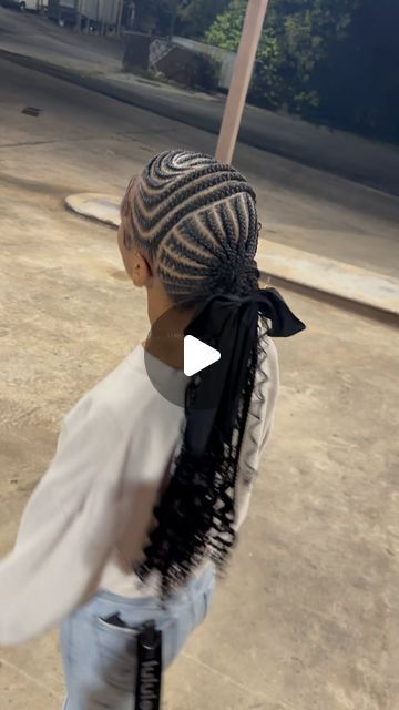 TheHairLair on Instagram: "lemonade ponytail 😍🥰🍋 will be added to the site soon !! inspired by: @bostlynncosmo" Braided Ponytail With Lemonade Braids, Lemonade Braids With Braided Ponytail, Lemonade Braids With Ponytail, Lemonade Braids Hairstyles Kids, Kids Hairstyles Ponytails, Braided Into Ponytail, Lemonade Ponytail, Kid Braided Ponytail, Black Girls Hairstyles Natural Kids