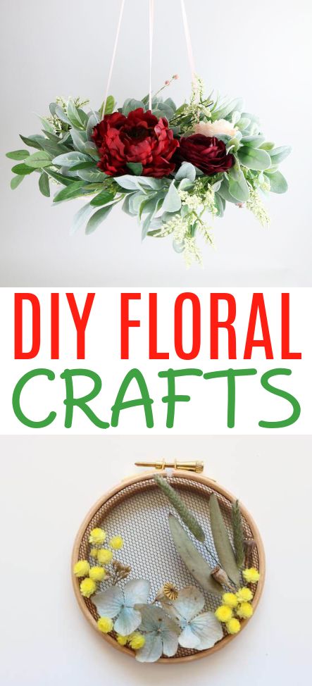 If you love floral crafts, you must check out the ideas we have rounded up for you here. These DIY floral crafts use real flowers, dried flowers, pressed flowers, and artificial flowers to make some of the loveliest craft projects. Fill your home with flowers this spring! Artificial Flower Projects, Dry Flower Ideas Crafts, Artificial Flower Crafts Ideas, Crafts With Artificial Flowers, Diy Flower Gift Ideas, Dried Flowers Ideas Diy, Artificial Flower Crafts, Diy Artificial Flowers, Fake Flowers Diy