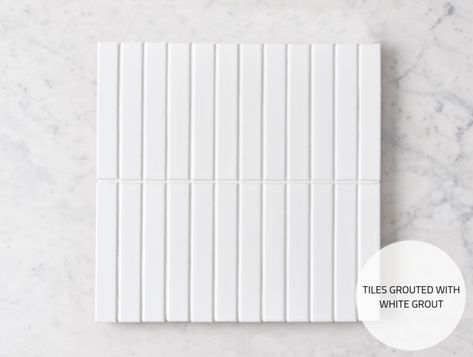 Brunswick Kit Kat Gloss White Tile White Fish Scale Tile, Tile Cloud, Fish Scale Tile, White Bathroom Tiles, Gorgeous Tile, Glazed Tiles, Mirror Reflection, Grout Color, Tile Grout