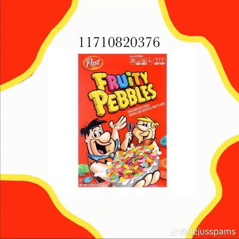 Cereal Box Codes Bloxburg, Bloxburg Food, Bloxburg Pictures, Food Decals, Bloxburg Food Decals, Beauty Decals, Roblox Hacks, Bloxburg Town, Bloxburg Decals Codes Aesthetic