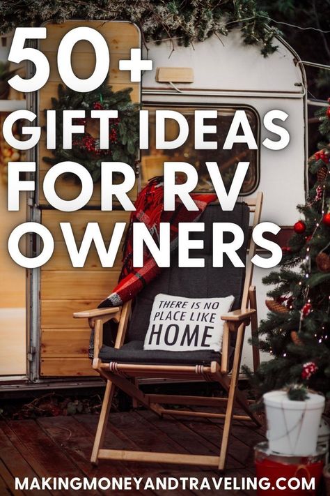 This epic Christmas gifts for RVers posts is sure to please even the grinchiest RVers. This list of useful gifts for RV campers has some things you would have never even thought of that are PERFECT for RV life! Check out these gifts for RV owners and see what you think. Camping Christmas Gifts, Gifts For Rv Owners, Camping Gift Ideas, Camper Gifts, Outdoor Lover Gifts, Rv Gifts, Outdoorsman Gifts, Retirement Gifts For Men, Useful Gifts