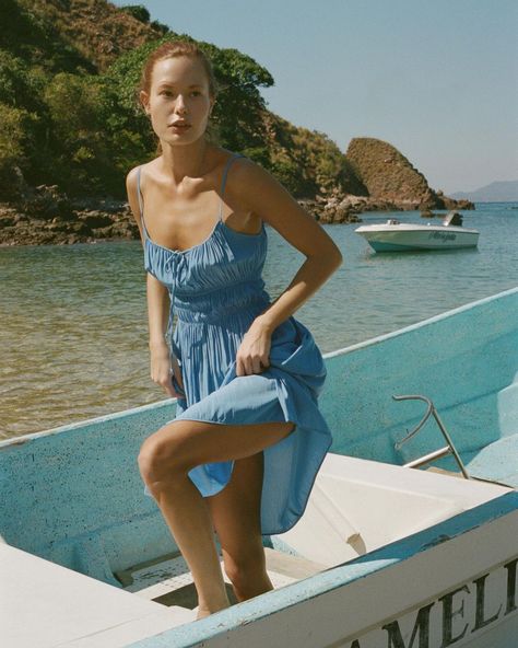 CIAO LUCIA! (@ciao__lucia) • Instagram photos and videos Blue Sundress Outfit, Italy Wardrobe, Blue Dress Summer, Italy Summer Outfits, Europe Fits, European Cruise, Sundress Blue, Ciao Lucia, Blue Summer Dress