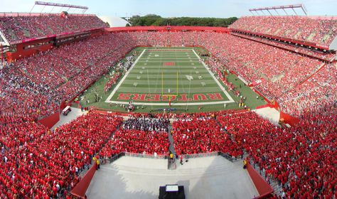 Rutgers Stadium Rutgers Football, West Va, Rutgers University, University Of Houston, Dream College, Uni Life, Exchange Student, College Town, Red Team