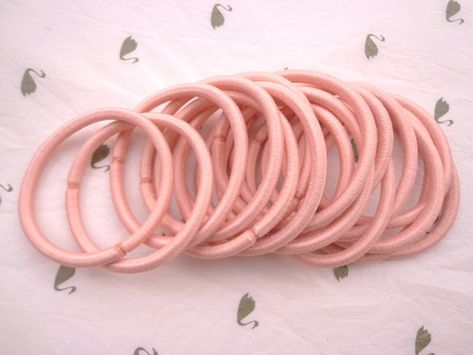 You will receive 50pc hair elastics,skinny elastic color:Korea pink quantity:50pcs If you need more,please let  me know. Pink Hair Tie, Cute Hair Ties, Pink Hair Accessories, Pink Bed, Pink Things, Hair Bobbles, Pinterest Ideas, Ball Chain Necklace, Pink Bedding