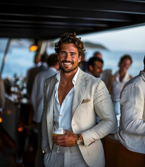 Tall Handsome Men, Italian Wear, Men Wedding Attire Guest, Linen Suits For Men, Photographer Outfit, Stylish Mens Suits, Mens Wedding Attire, Man Outfit, Gentleman Aesthetic