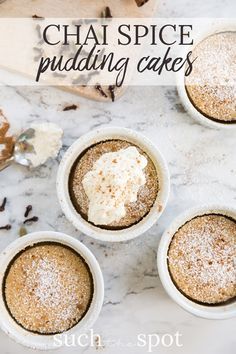 These chai spice pud https://ift.tt/2wgDR6F Christmas Ramekin Desserts, Ramekin Desserts, Ramekin Recipes, Ramekin Dessert, Winter Sweets, Ramekin Recipe, Bourbon Whipped Cream, Chai Time, Homestead Diy