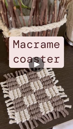 Macrame Coasters, Diy Coasters, Macrame Decor, 1k Views, Placemats, Macrame, Coasters, Knitting, Crochet