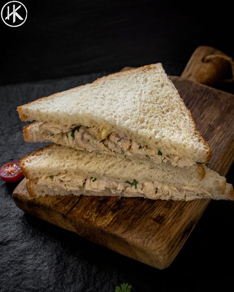 Junglee Chicken Sandwich - Headbanger's Kitchen - Keto All The Way! Chicken And Mayo Sandwich, Junglee Sandwich, Chicken Mayo Sandwich, Chicken Mayo, Mayo Sandwich, Veggie Fries, Green Chutney, Bread Serving, Chicken Salad Recipes