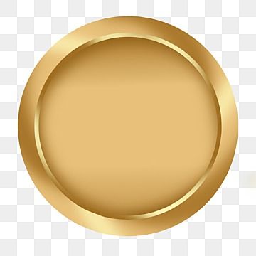 Gold Circle Border, Button Clipart, Round Gold Frame, Png Circle, Gold Circle Frames, Circle Border, Gold Vector, Circle Png, Border Decoration