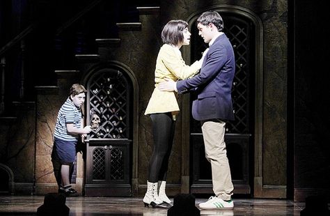 Show Photos - Addams Family (bway) - Adam Riegler - Krysta Rodriguez - Wesley Taylor Addams Family Original, Addams Family Broadway, Adams Family Costume, Wesley Taylor, Addams Family Musical, Broadway Playbills, Costume Couple, Addams Family Costumes, Addams Family Wednesday