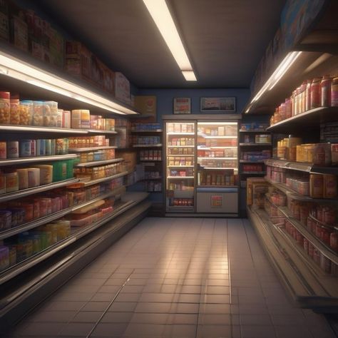 Liminal grocery store - #liminal Gacha Backgrounds, Grocery Supermarket, Grocery Store, Meat, Film, Quick Saves