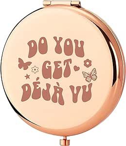 KEYCHIN Sour Album Pocket Mirror Rodrigo Fans Gifts Do You Get Deja Vu Sour Song Lyrics Compact Makeup Mirror for Women Girls Teenagers (Deja Vu -RG) Sour Album, Compact Makeup, Music Song, Deja Vu, Pocket Mirror, Day Wishes, Music Album, Makeup Mirror, Music Songs