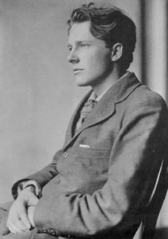 Rupert Brooke (1887–1915) was an English poet known for his idealistic war sonnets written during WWI. Rupert Brooke, Rugby School, Old Portraits, Old Photography, Writers And Poets, Face Reference, Prep School, The Secret History, Vintage Portraits