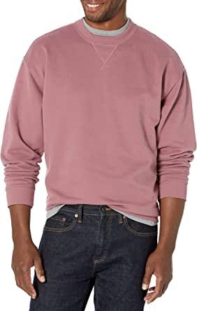 GAP Men's Vintage Soft Drop Shoulder Crew Sweatshirt at Amazon Men’s Clothing store Pink Sweatshirt Outfit Men, Pink Sweatshirt Outfit, Sweatshirt Outfit Men, Pink Sweater Outfit, Gap Sweatshirt, Ribbed Hoodie, Camouflage Hoodie, Athletic Sweatshirts, Gap Men