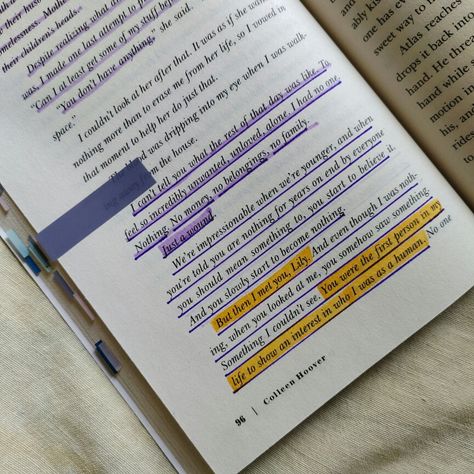 It Starts With Us Annotations, It Ends With Us Annotations, Lily Atlas, It Starts With Us, Read Between The Lines, Book Reading Journal, Book Annotations, Reading Between The Lines, Book Annotation