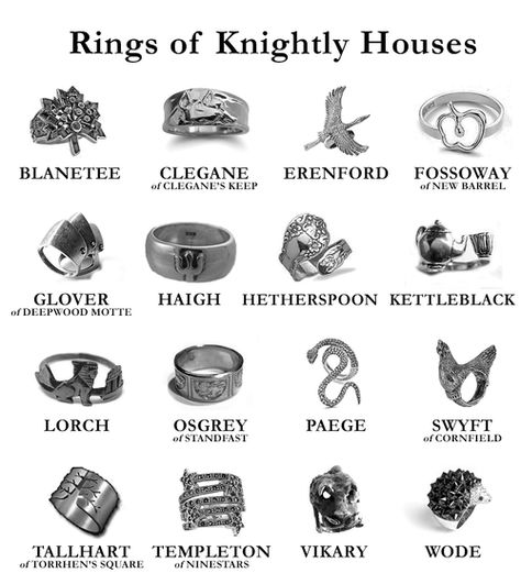 A Game Of Rings Knightly Houses House Serrett, Game Of Thrones Rings, Game Of Thrones Sigils, Game Of Thrones Westeros, Game Of Thrones Dress, Game Of Thrones Jewelry, Game Of Thrones 3, Cool Rings For Men, Game Of Thrones Tv